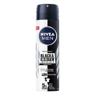 Nivea Deo Spray Men 150ml Invisible Black & White